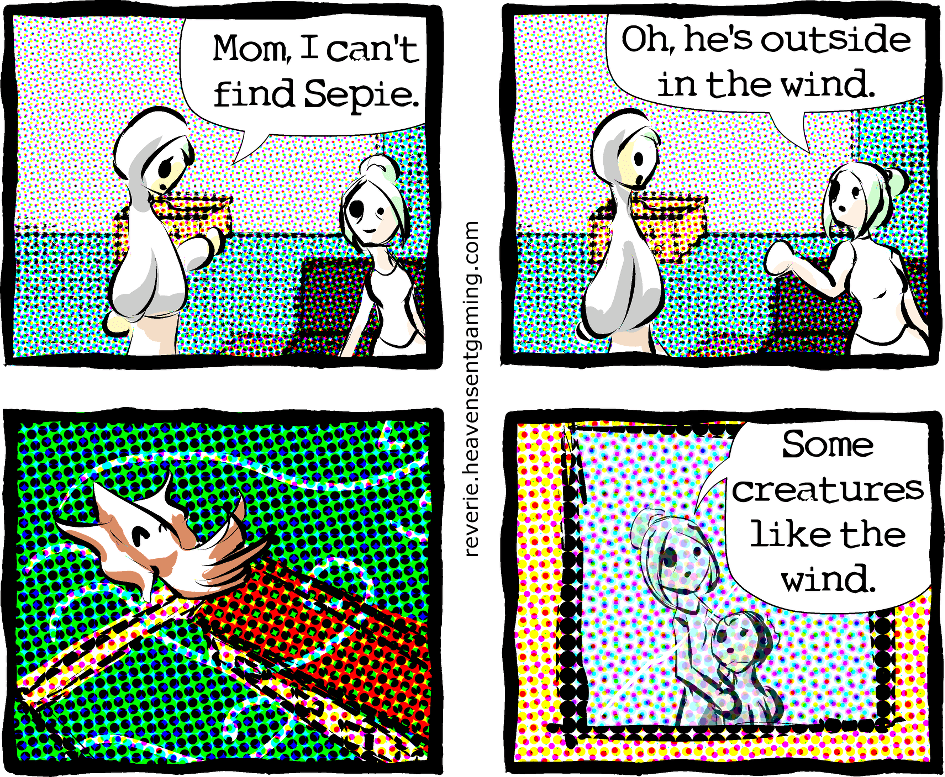Reverie comic | "Windy Day"