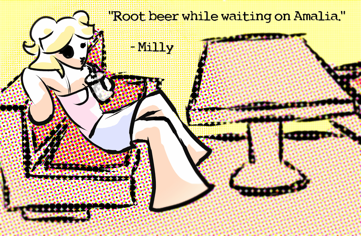 Reverie comic | "Root Beer While Waiting On Amalia"