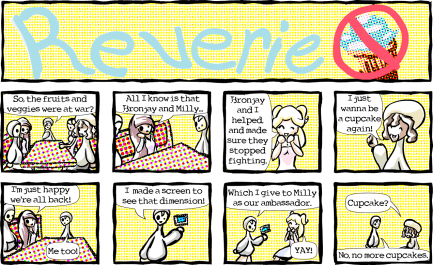 Reverie comic: "No Cupcakes... After the War"